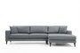 Atelier Del Sofa Sofá Cama Esquinero Derecho Nordic Corner L3+Chl Gris Oscuro 303x160 cm